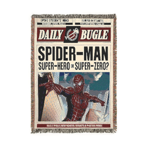 Spider-Man Newspaper Blanket