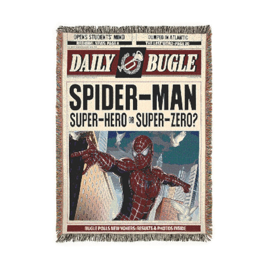 Spider-Man Newspaper Blanket